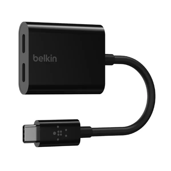 Picture of Belkin USB-C Audio+USB-C Charge Adapter, fast charging