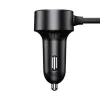 Picture of Baseus High Efficiency Pro 1-for-2 Car Cigarette Lighter 30W Cosmic