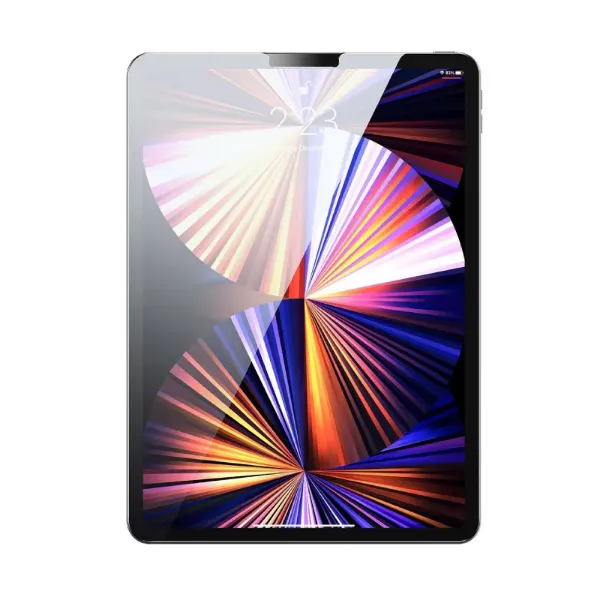 صورة واقي شاشة زجاجي مطلي بالكريستال سلسلة Baseus بسمك 0.3 مم لـ iPad Pro بحجم 12.9 إنش 2018/2020/2021/2022 من Baseus