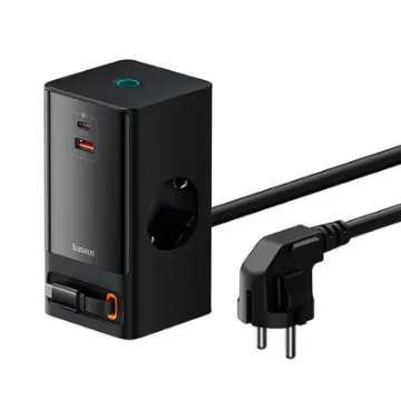صورة Baseus Power Combo Digital Power Strip 65W with 1.5m power cord EU