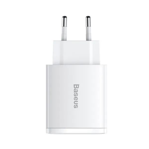 صورة Baseus Compact Quick Charger 2U+C 30W EU 