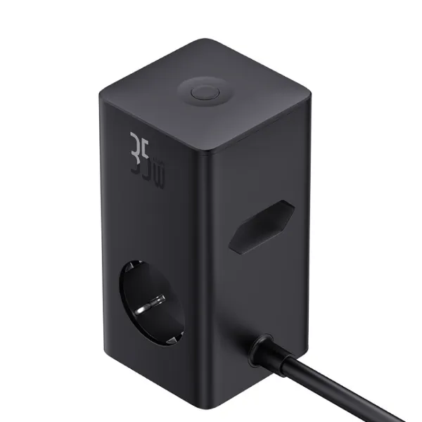 صورة Baseus PowerCombo Tower Digital PowerStrip 35W