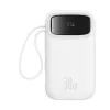 Picture of Baseus QPow 2 Digital Display Fast-Charging Power Bank with 2 Built-in Type-C Cable 20000mAh 30W