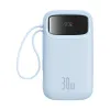 Picture of Baseus QPow 2 Digital Display Fast-Charging Power Bank with 2 Built-in Type-C Cable 20000mAh 30W