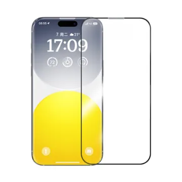 صورة Baseus Sapphire Series HD Tempered Glass Screen Protector (with Built-in Dust Filter) for iPhone 15 Plus/ 16 Plus