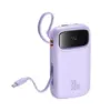 Picture of Baseus QPow 2 Digital Display Fast-Charging Power Bank with 2 Built-in Type-C Cable 20000mAh 30W