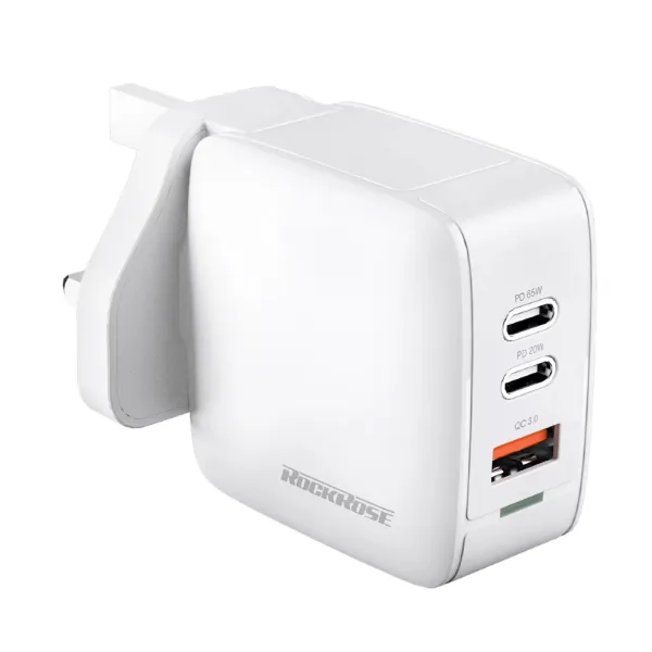صورة Rockrose Casa III G65  65W PD & QC 3.0 Triple Port Travel Charger
