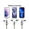 Picture of Zain Aluminum Alloy 3-in-1 Charge and Sync Cable 60W