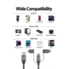 Picture of Zain Aluminum Alloy 3-in-1 Charge and Sync Cable 60W