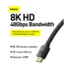Picture of Baseus High Definition Series HDMI 8K to HDMI 8K Adapter Cable