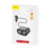 Picture of Baseus Car Charger Splitter 2x USB 3.1A 17W + 2x Cigarette Lighter Socket 80W