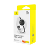 Picture of Baseus Free2Draw Retractable Crystal Fast Charging Data Cable USB to Micro + Lightning + Type-C 100W