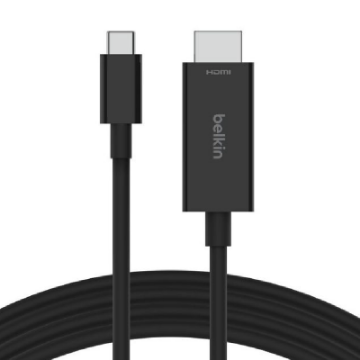 صورة Belkin CONNECT USB-C TO HDMI 2.1 Cable, Supports resolutions up to 8K 60Hz and HDR10+, Supports HBR3, DSC, HDCP 2.2 for iTunes/Netflix protected content