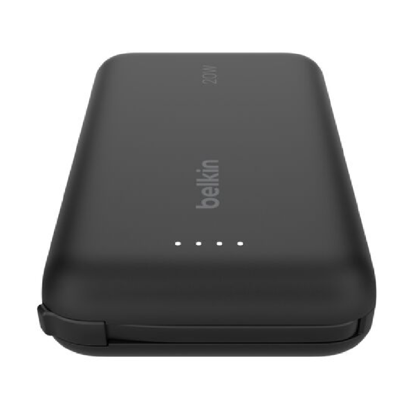 Picture of Belkin BoostCharge Power Bank 10K, PD 20W with USB-C Integrated Cable and USB-C port