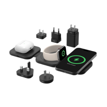 Picture of Belkin BoostCharge 3-in-1 Travel Wireless Charging Pad with Qi2 Magnetic 15W