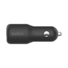 Picture of Belkin BoostCharge 42W Dual USB PD PPS Car Charger, 30W USB-C & 12W USB-A