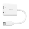 Picture of Belkin RockStar 3.5mm Audio + USB-C Charge Adapter, supports fast charging up to 60W PD