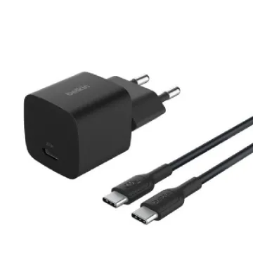 Picture of Belkin 25W USB-C PD Wall Charger & USB-C To USB-C Cable