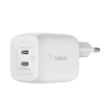 Picture of Belkin BoostCharge PRO Dual 45W USB-C PD GaN Fast Charger with PPS