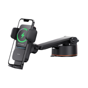صورة Baseus Wisdom Series Auto Alignment Car Mount Wireless Charger QI 15W Suction Cup Version